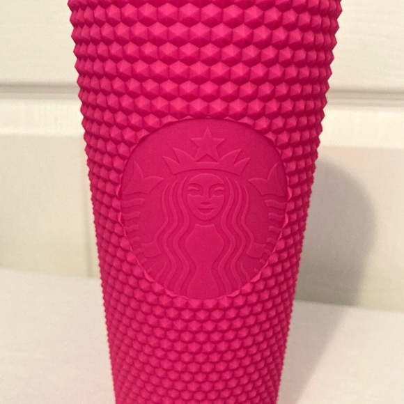 STARBUCKS Soft Touch Barbie China Studded Tumbler - Picture 3 of 9